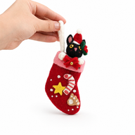 Felt Christmas Pet Gift Socks - Mixed Selection (6)
