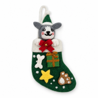 Felt Christmas Pet Gift Socks - Mixed Selection (6)
