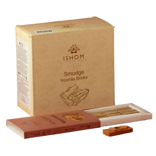 Natural Incense Smudge Bricks and Burner - Arruda