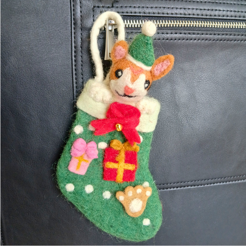 Felt Christmas Pet Gift Socks - Mixed Selection (6)