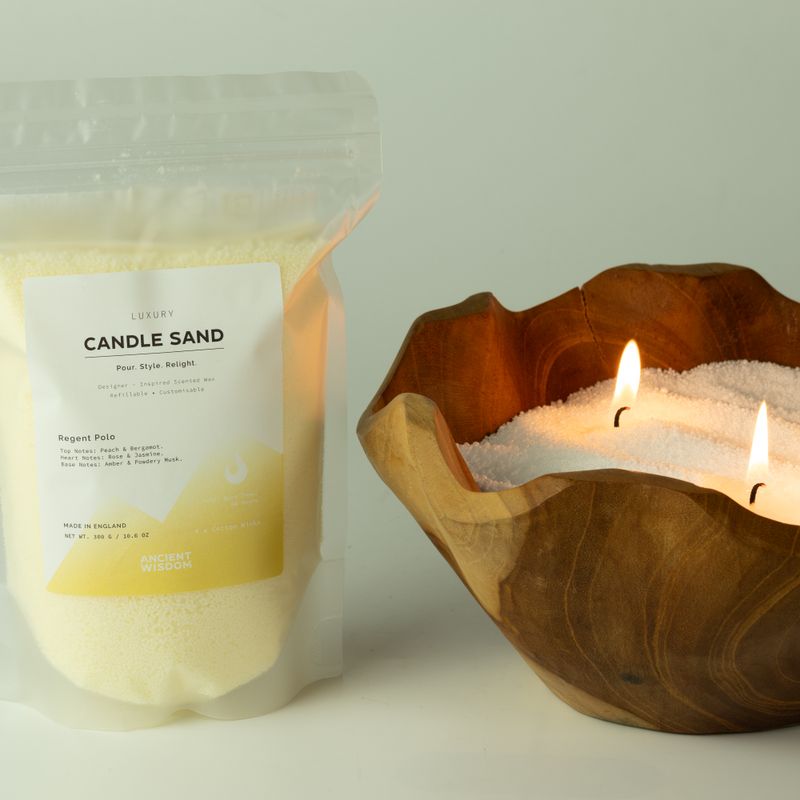 Fragranced Candle Sand - Latte Beige - Pure Serenity - 300g