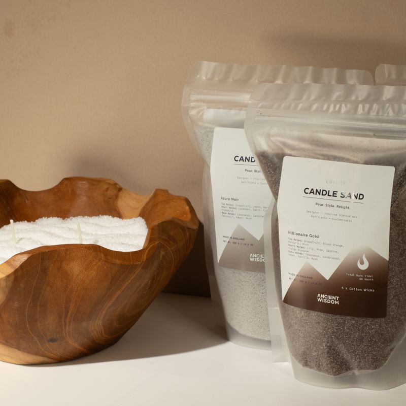 Fragranced Candle Sand - White - Starlight Elixir - 300g