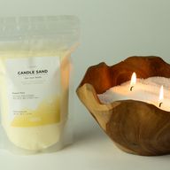 Fragranced Candle Sand - Cream - Regent Polo - 300g