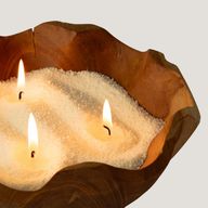 Fragranced Candle Sand - Cream - Regent Polo - 300g