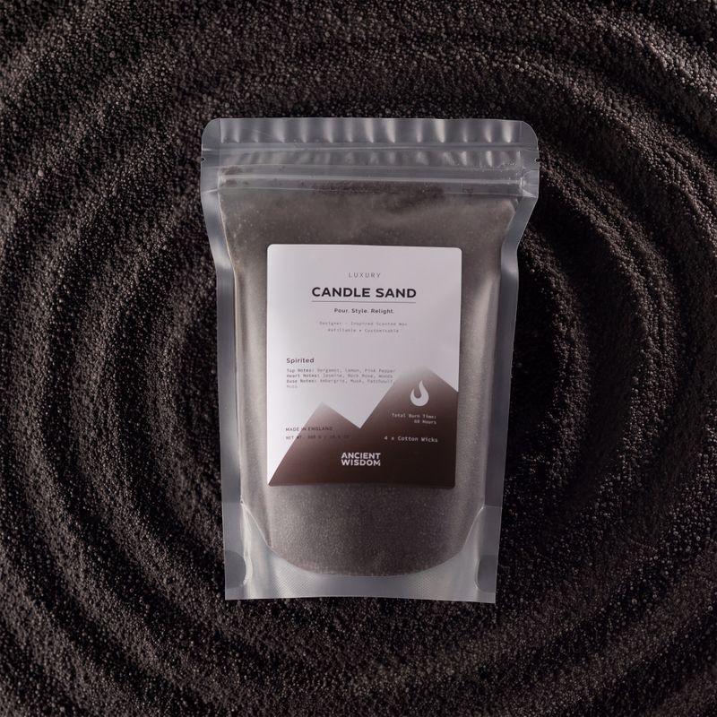 Scented Candle Sand - Starter of 44 Packs and Stand