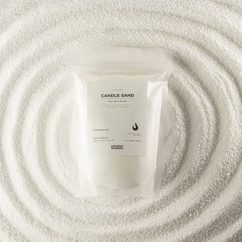 Scented Candle Sand - Starter of 44 Packs and Stand