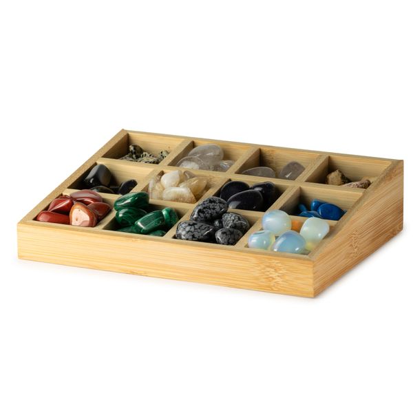 Bamboo Tapered 12 Box Display 24x18x5cm