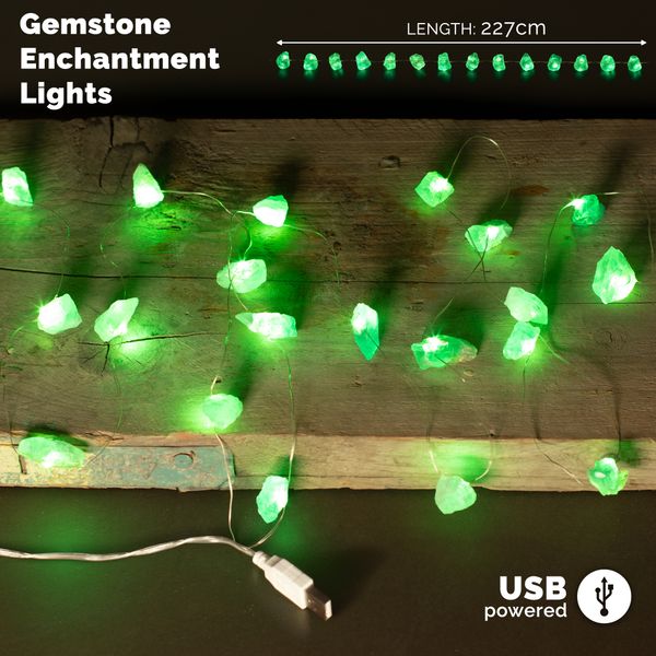 Gemstone Enchantment Lights - Crystal Jade