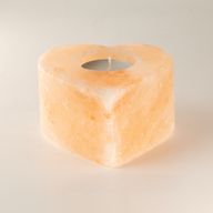 Salt Candle Holder - Med Heart