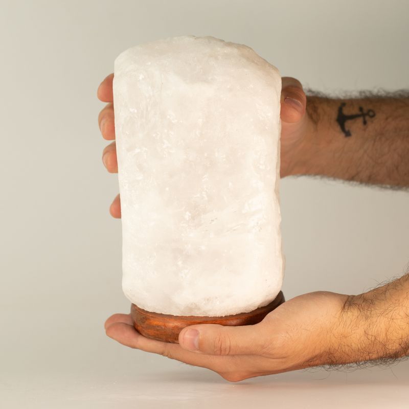 Crystal Rock Himalayan Salt Lamp - & Base apx 3-5kg