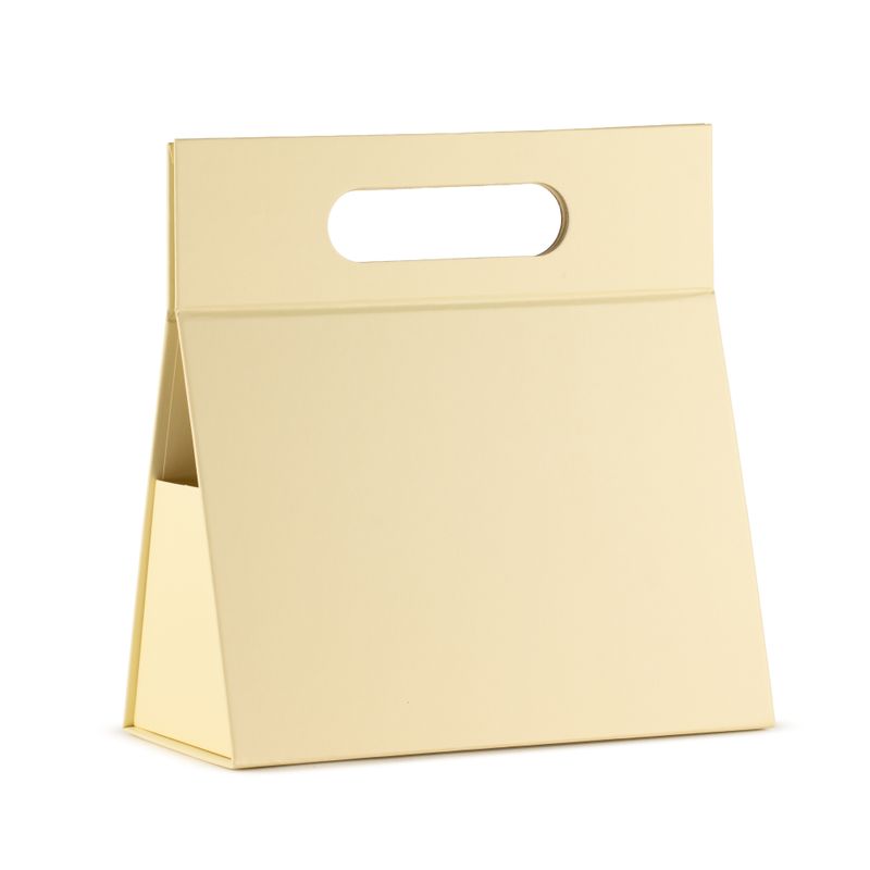 Flat Pack Gift Box - Hand Box (20x10x20cm) - Ivory