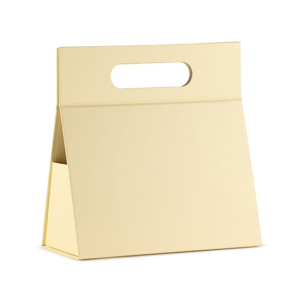 Flat Pack Gift Box - Hand Box (20x10x20cm) - Ivory