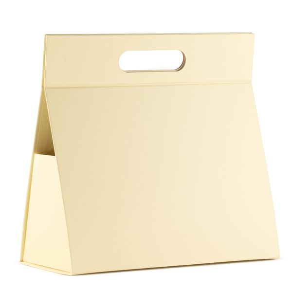 Flat Pack Gift Box - Lrg Hand Box (28x12.5x26cm) - Ivory