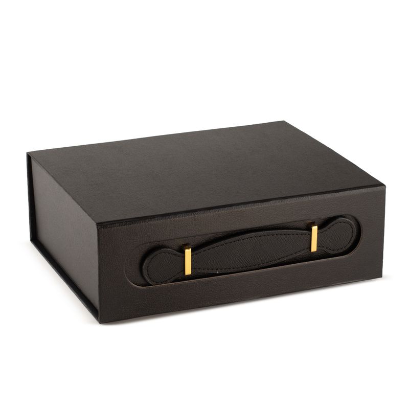 Flat Pack Gift Box - Med Hamper (24x18.2x8cm) - Black