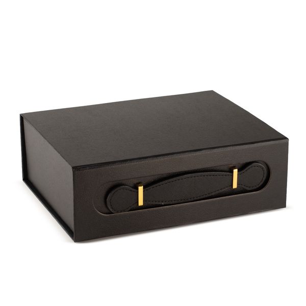 Flat Pack Gift Box - Med Hamper (24x18.2x8cm) - Black