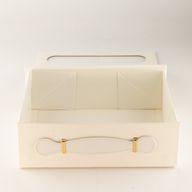 Flat Pack Gift Box - Med Hamper  (24x18.2x8cm) - White