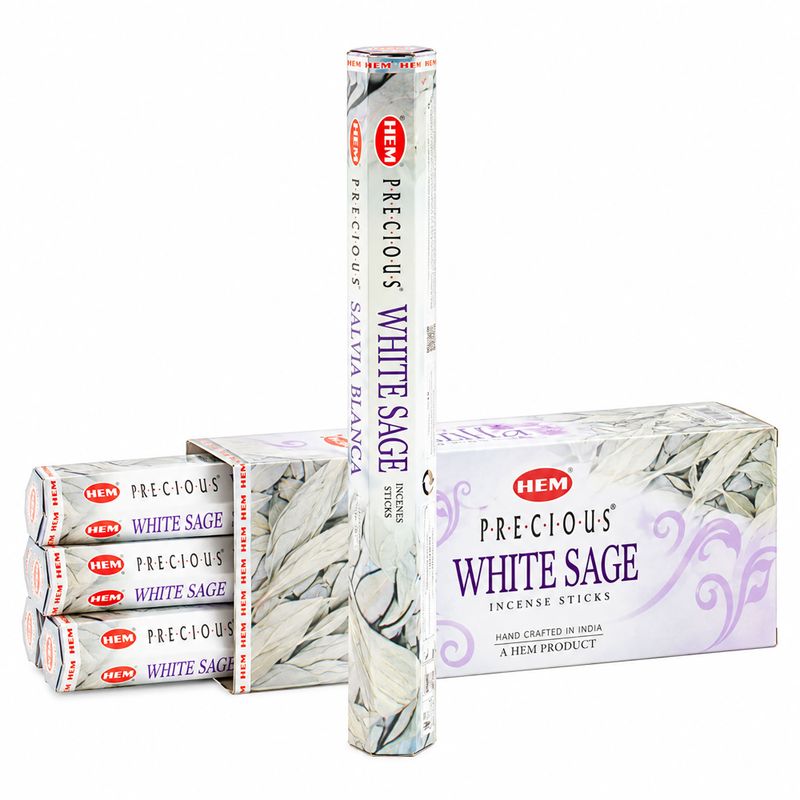 HEM Hexaganal Incence - Precious White Sage