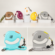 P-AW Designer Retractable Pet Lead Starter Pack