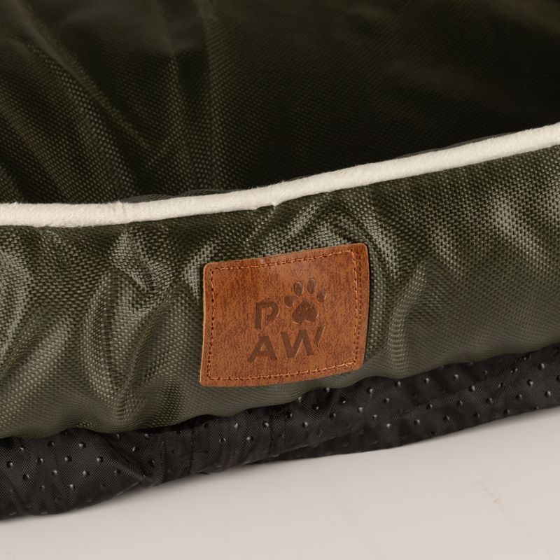 Paw Bed - Small Khaki Green - 60x50x15cm