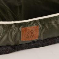 Paw Bed - Small Khaki Green - 60x50x15cm