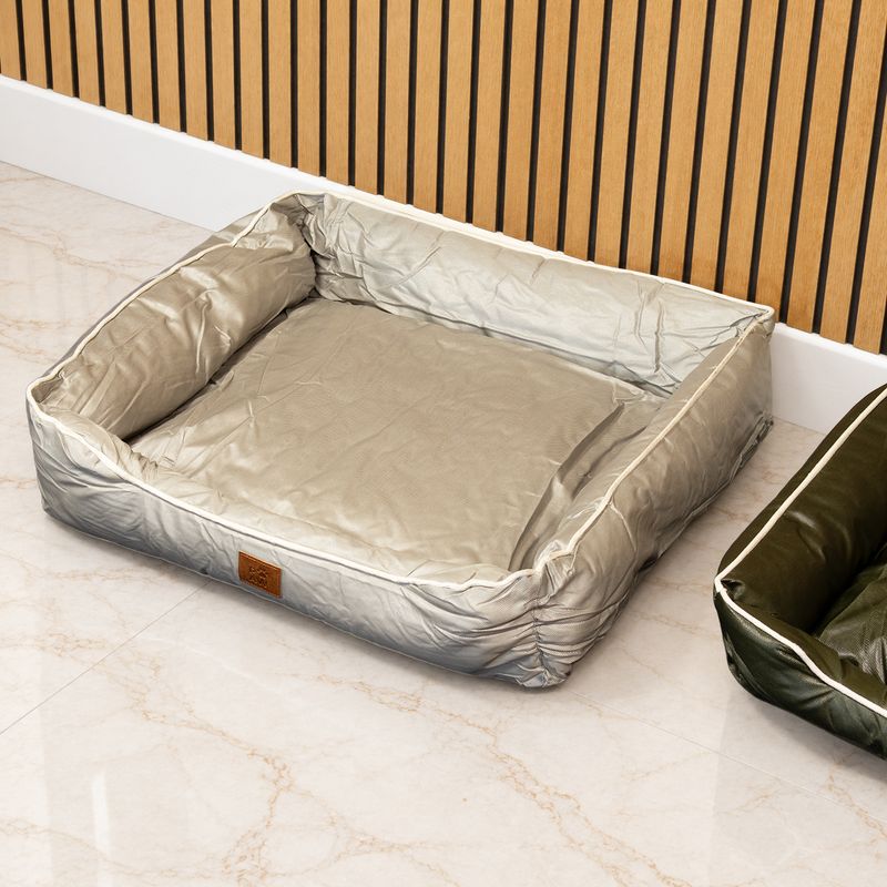 Paw Bed - Medium Khaki Biege - 70x60x15cm