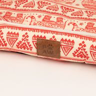 Paw Bed - Lucky Elephant - Red 60x50x14cm