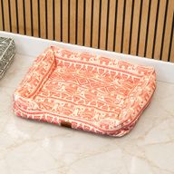 Paw Bed - Lucky Elephant - Red 60x50x14cm