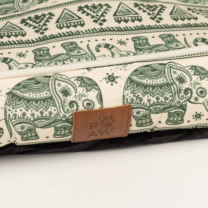 Paw Bed - Lucky Elephant - Green - 60x50x14cm
