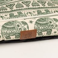 Paw Bed - Lucky Elephant - Green - 60x50x14cm