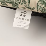 Paw Bed - Lucky Elephant - Green - 60x50x14cm
