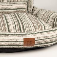 Paw Bed - Small Sofa - Brown Stripes - 50x50x26cm