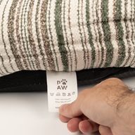 Paw Bed - Small Sofa - Brown Stripes - 50x50x26cm