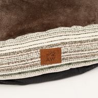 Paw Bed - Medium Sofa - Brown Stripes - 60x60x28cm