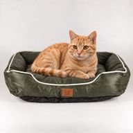 Paw Bed - Small Khaki Green - 60x50x15cm