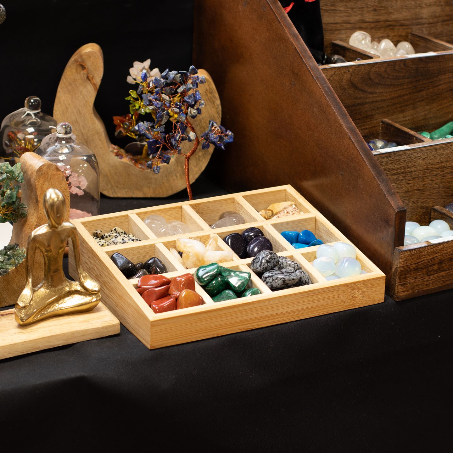 Bamboo Display Stands and Trays