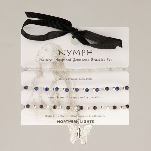 Nymph Spirit Gemstone Bracelet Set - Northern Lights