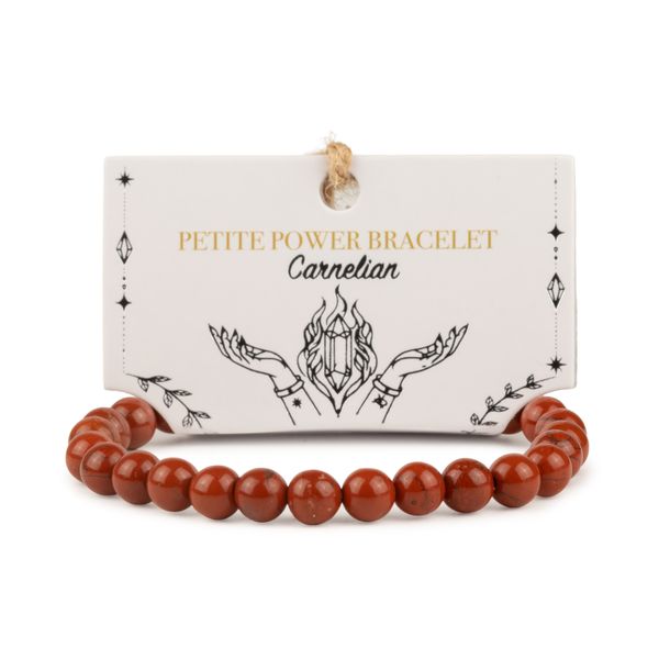 Petite Power Bracelet (17cmx6mm) - Carnelian