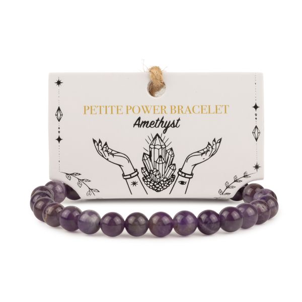 Petite Power Bracelet (17cmx6mm) - Amethyst
