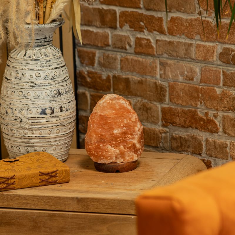 Quality Natural Salt Lamp - & Base apx 2-3kg