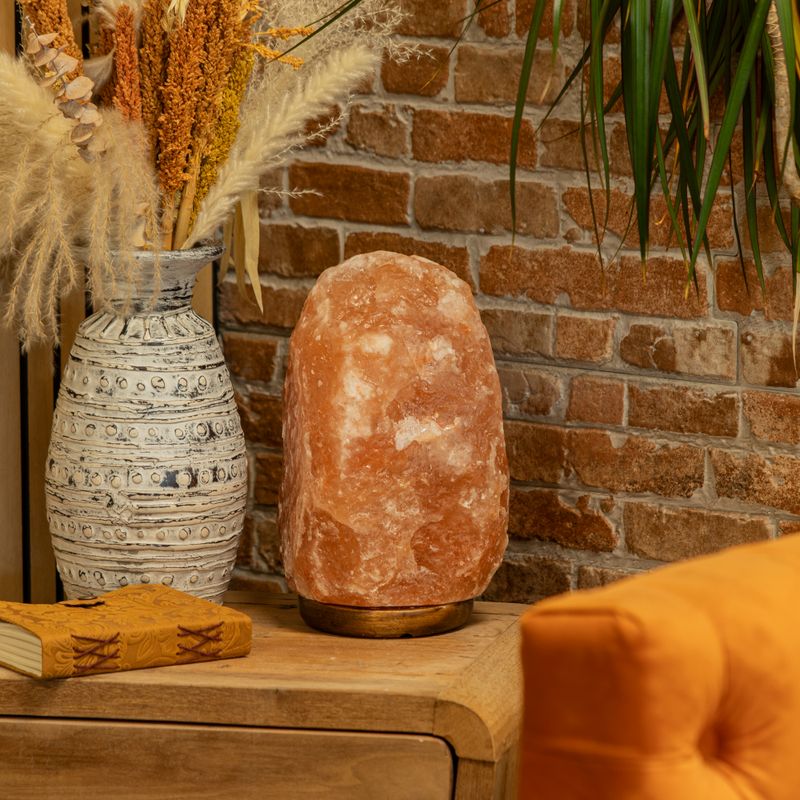 Quality Natural Salt Lamp - & Base apx 8-10kg