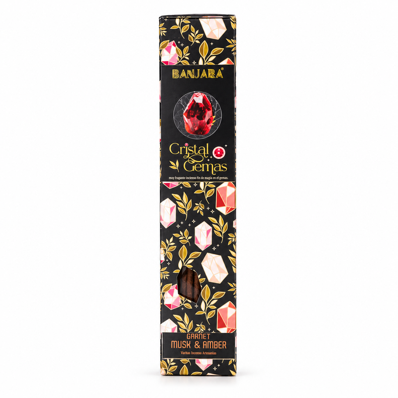 Banjara Cristal Gemas - Garnet Musk & Amber