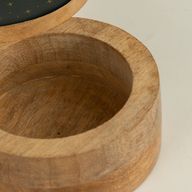 Round Enamelled Box - Stay Wild Moon Child
