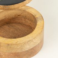 Round Enamelled Box - Compass of Life