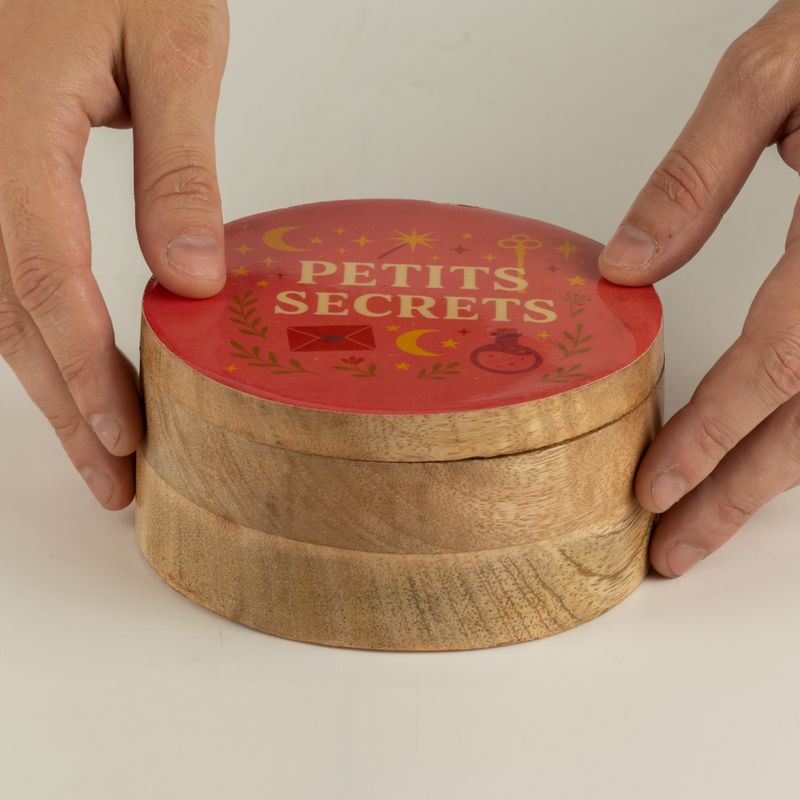 Round Enamelled Box - Petite Secrets