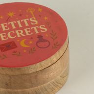 Round Enamelled Box - Petite Secrets