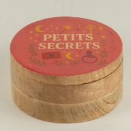 Round Enamelled Box - Petite Secrets