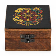 Small Enamelled Box - Compass of Life