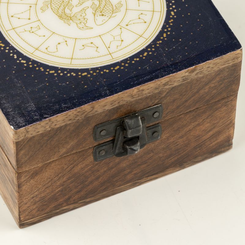 Small Enamelled Box - Pisces