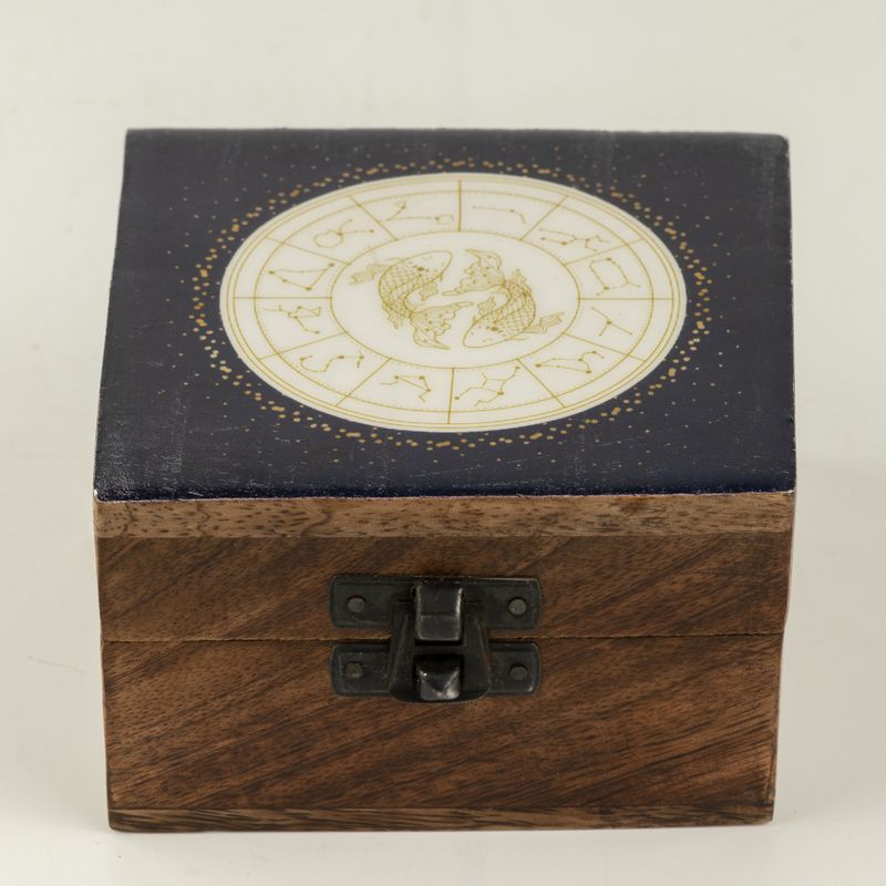Small Enamelled Box - Pisces