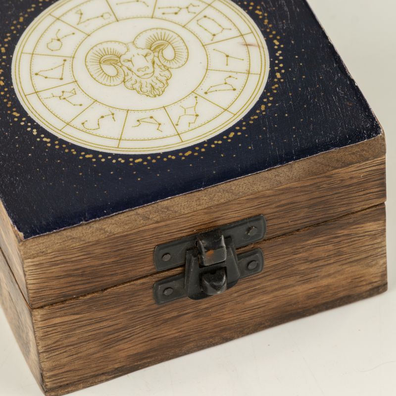 Small Enamelled Box - Aries